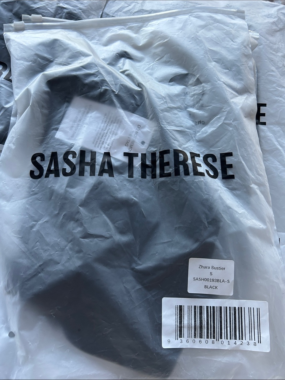 Sasha Therese Zhara Bustier Black S - Picture 8 of 9